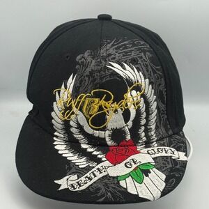 DMX Ruff Ryders Hat Flat Brim Super Rare Death Or Glory Embroidered Fitted Large